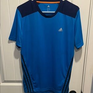 Adidas Men's Two-Tone Blue Tee